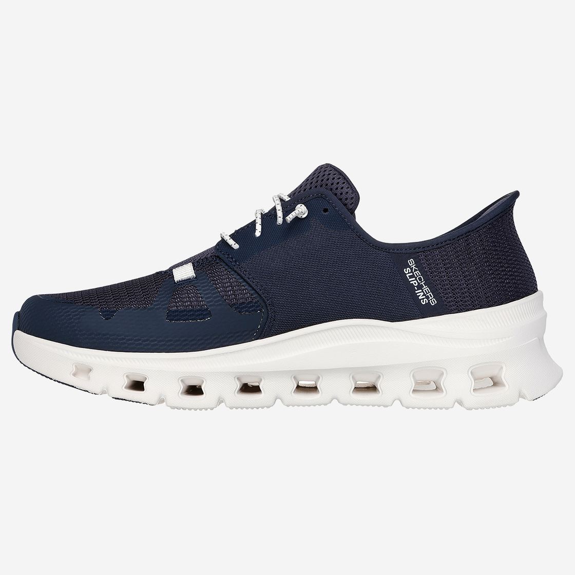 Skechers GLIDE - STEP - Blue - Side view