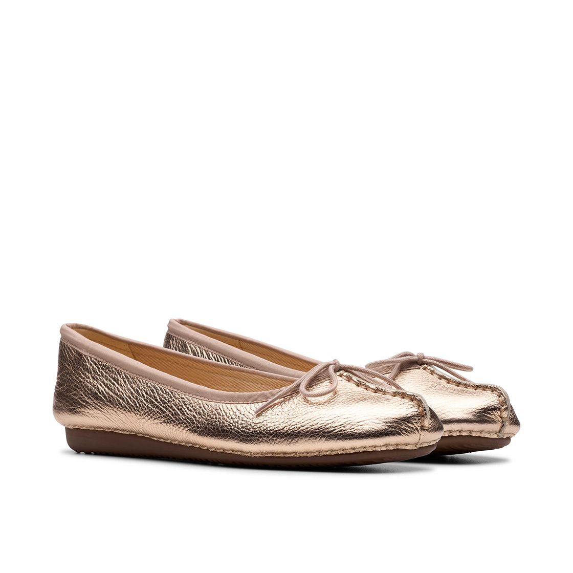 Clarks Freckle Ice - Gold - Side view