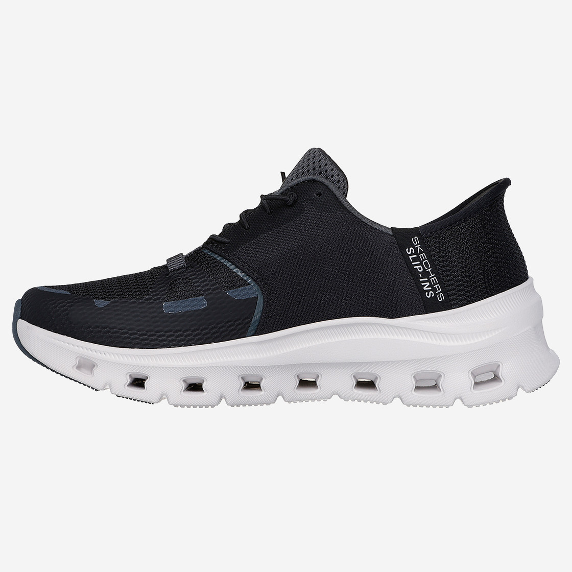 Skechers GLIDE STEP - Black - Side view