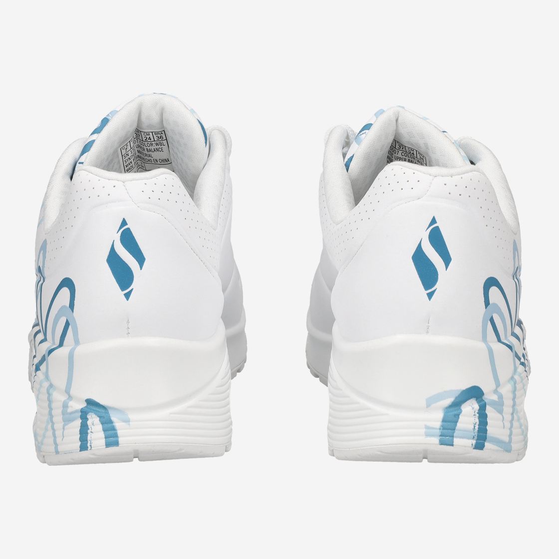 Skechers UNO SPREAD THE LOVE - White,combined - Side view