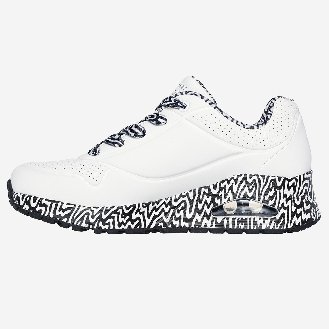 Skechers UNO - White,combined - Side view