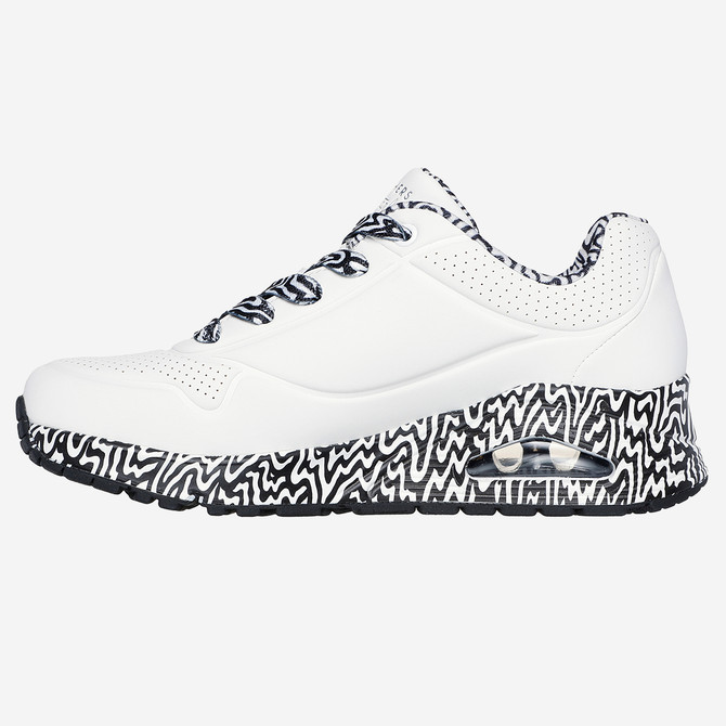 Skechers UNO - White,combined - Side view