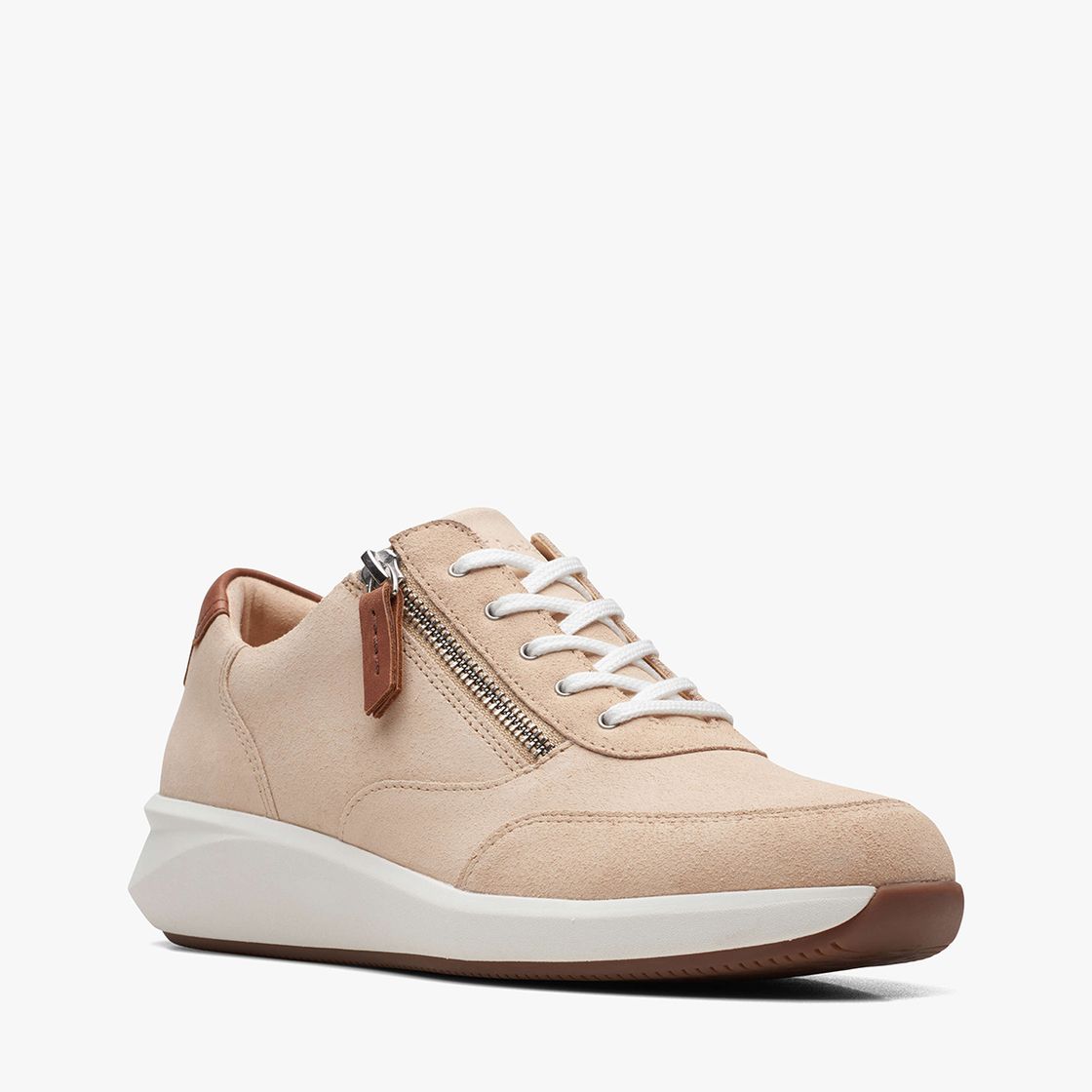 Clarks Un Rio Zip Light - Beige - Side view