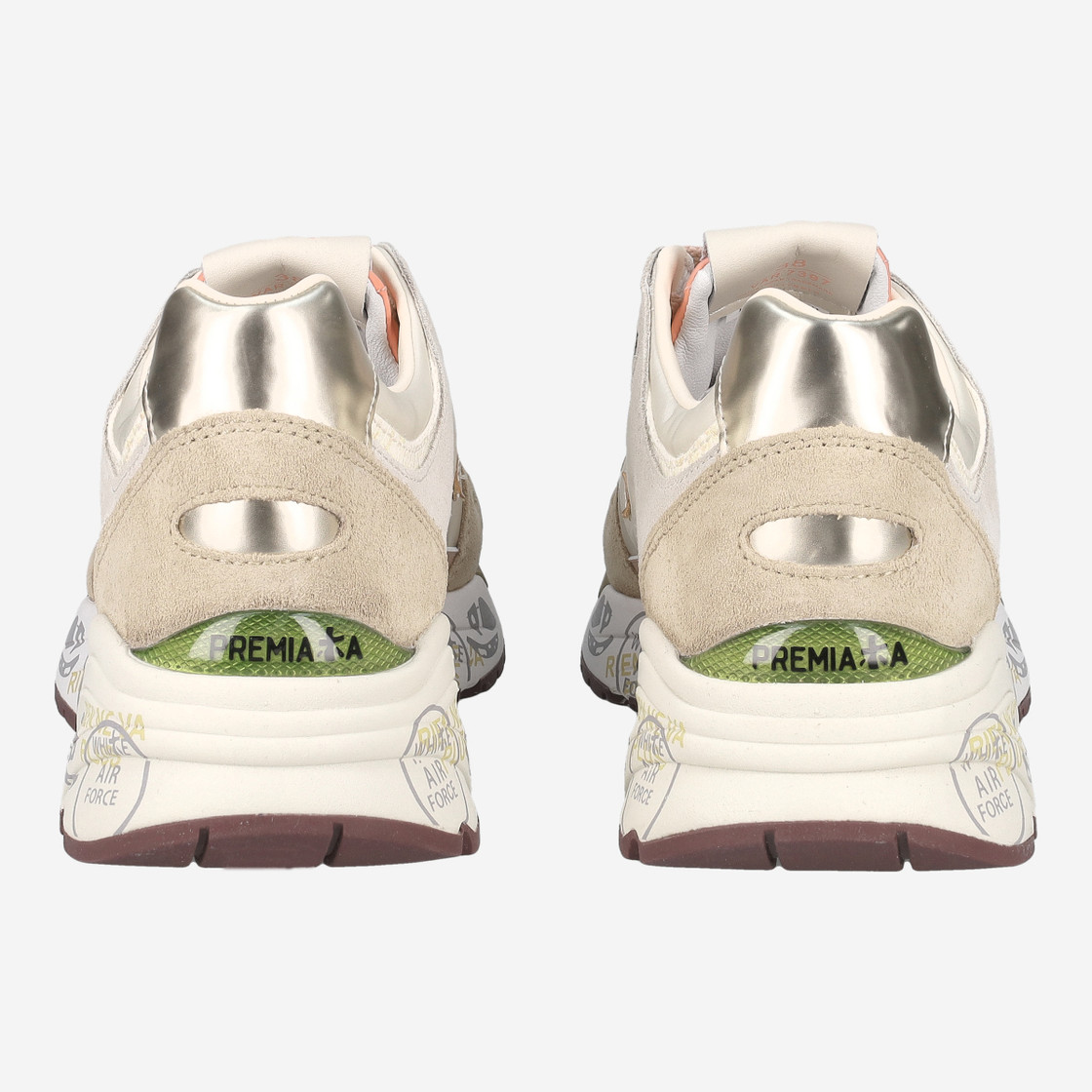 Premiata MASE-D - Beige - Side view