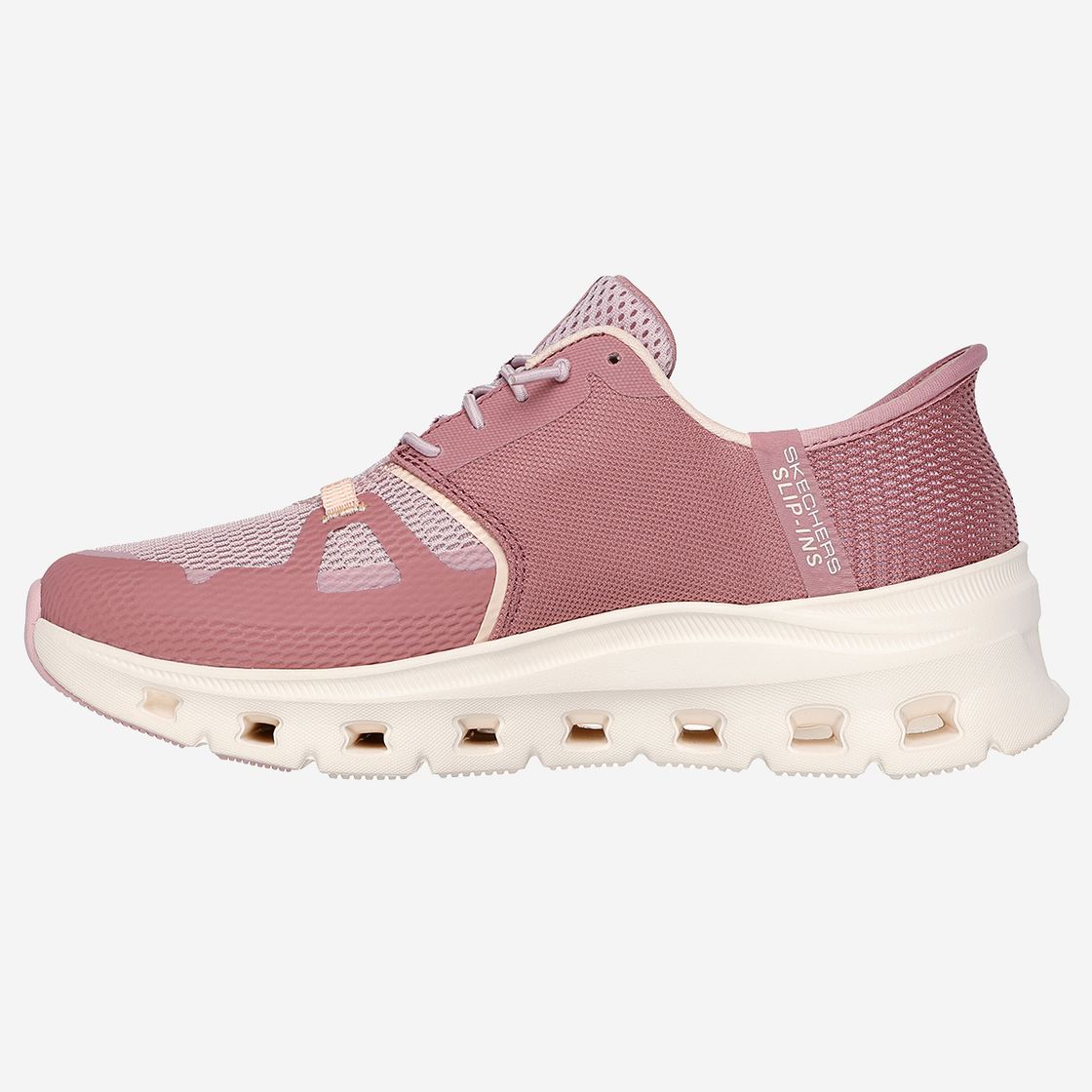 Skechers GLIDE STEP - Red - Side view