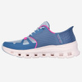 Skechers GLIDE STEP - Blue - Side view