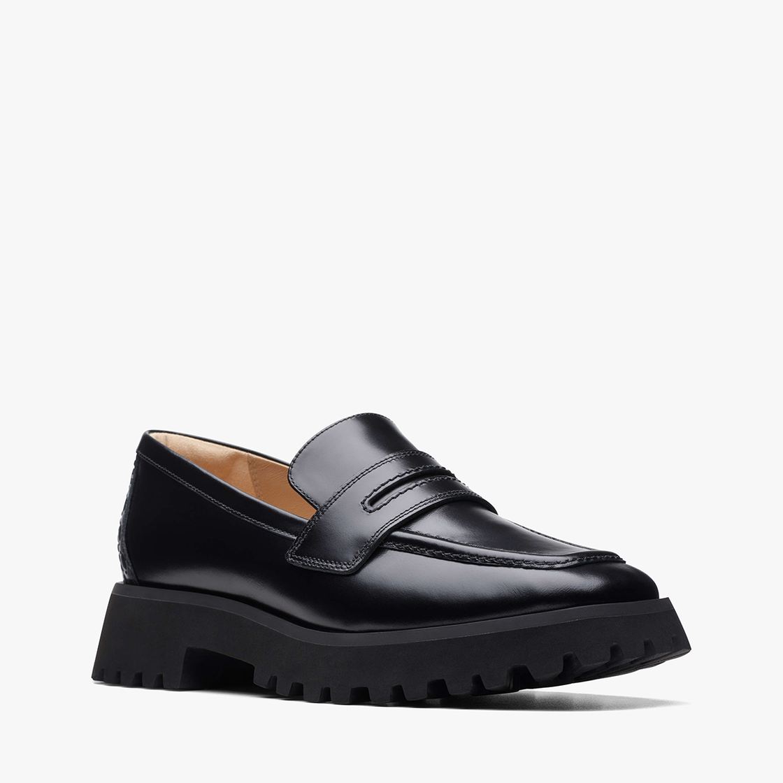 Clarks Stayso Edge - Black - Side view