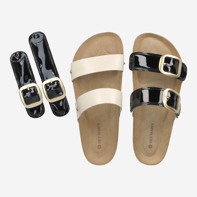 Hey Marley CASUAL CORK - Beige - Side view