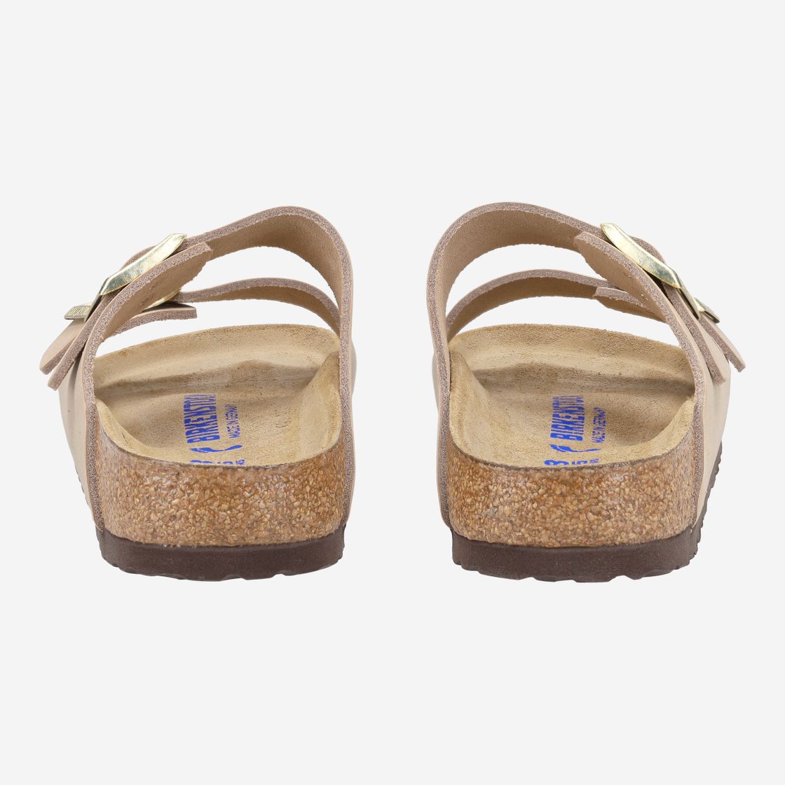 birkenstock ARIZONA SOFT FOOTBEDNUBUK - Beige - Side view