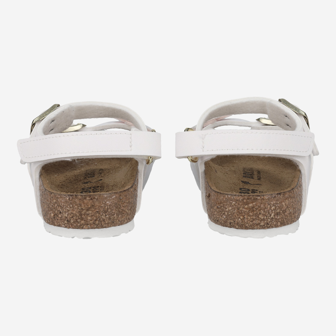 birkenstock RIO PLAIN FLOWERS - White - Side view