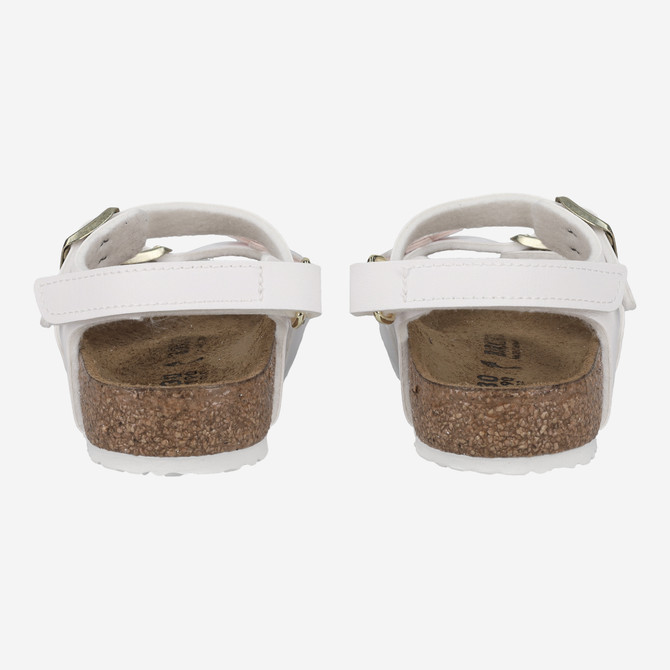 birkenstock RIO PLAIN FLOWERS - White - Side view