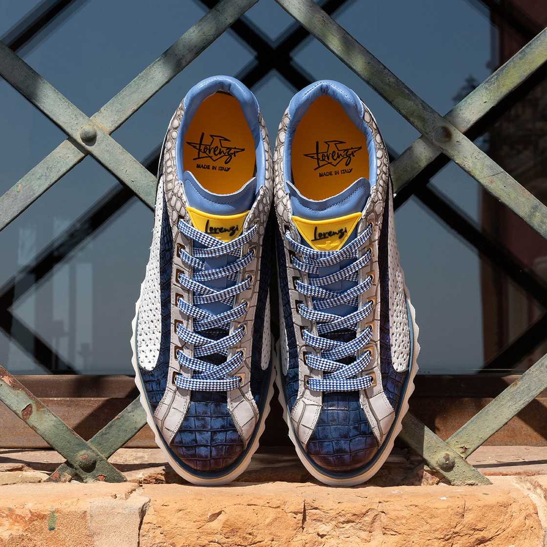 Lorenzi 15788 TROPEA BLU Sneakers in blue buy online