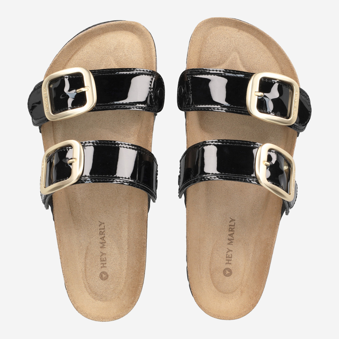 Hey Marley CITY GLOSS - Black - Top view