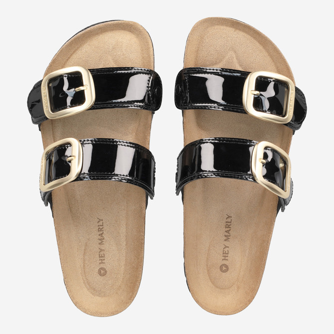 Hey Marley CITY GLOSS - Black - Top view