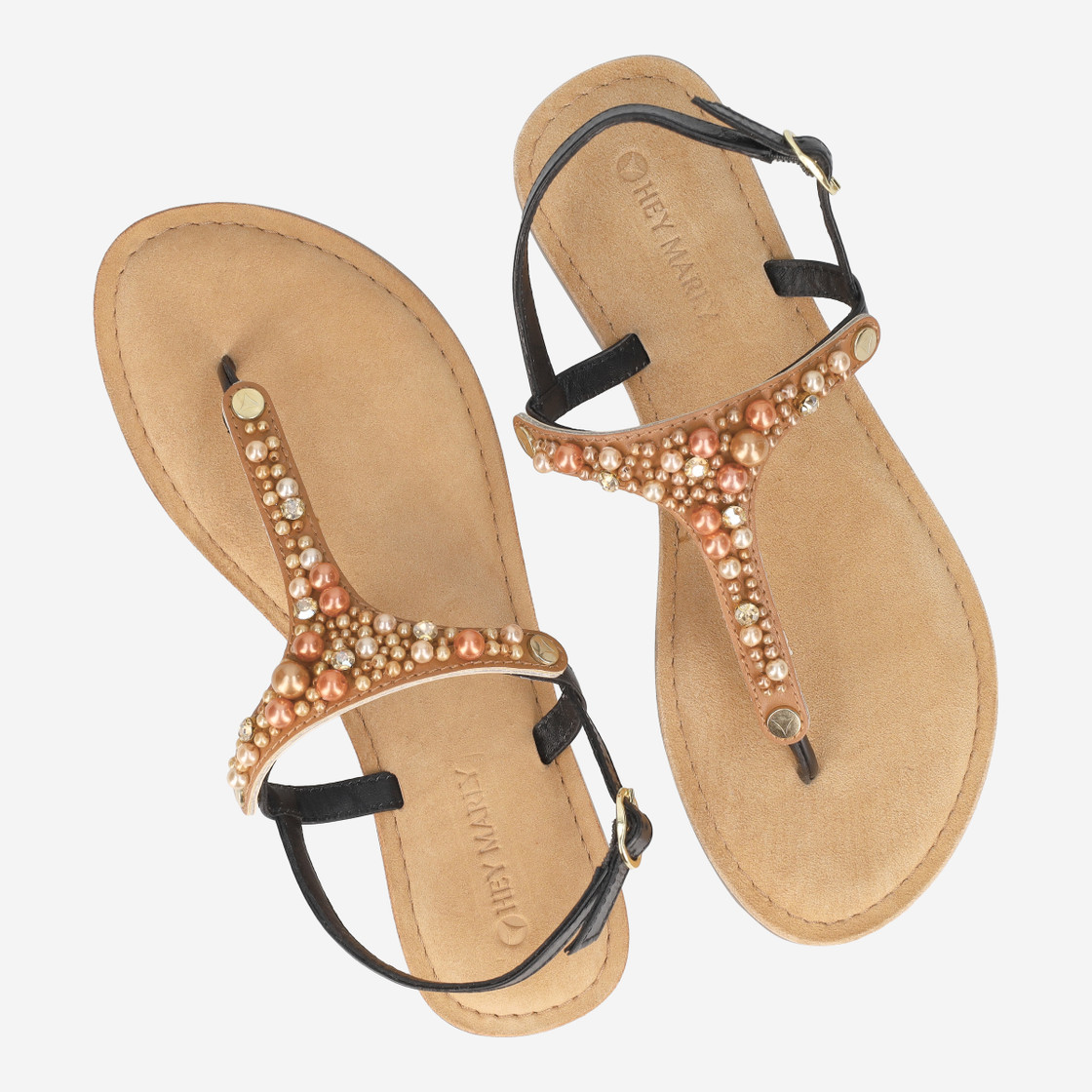 Hey Marley PRECIOUS PEARL - Brown - Top view