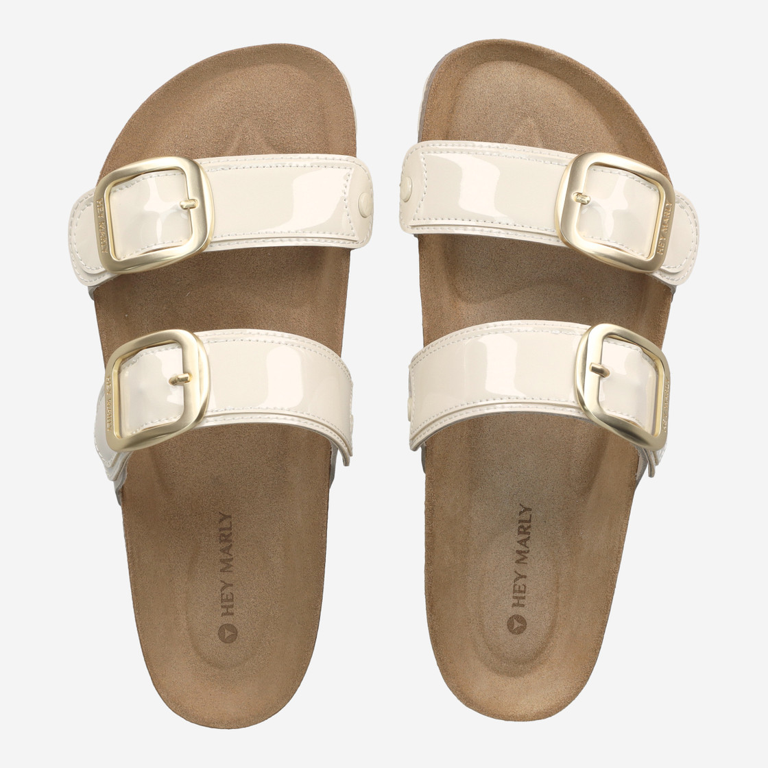 Hey Marley CITY GLOSS - Beige - Top view
