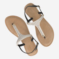Hey Marley METALLIC BEADS - Beige - Top view