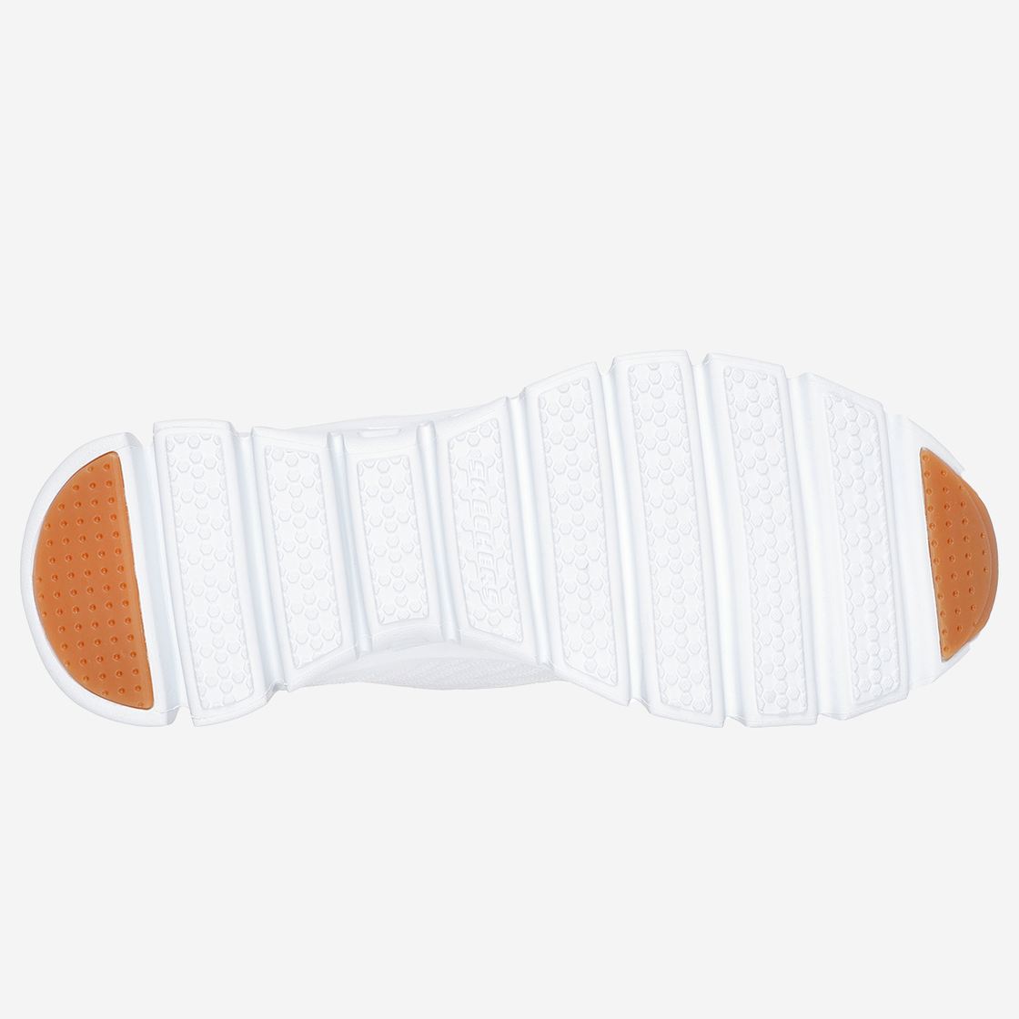 Skechers GLIDE STEP - White - Top view