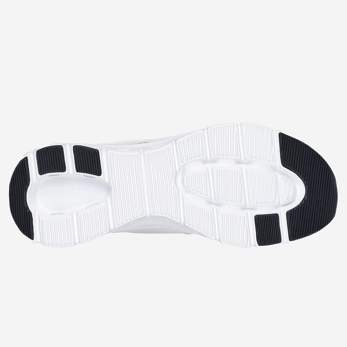 Skechers GLIDE STEP - White - Top view