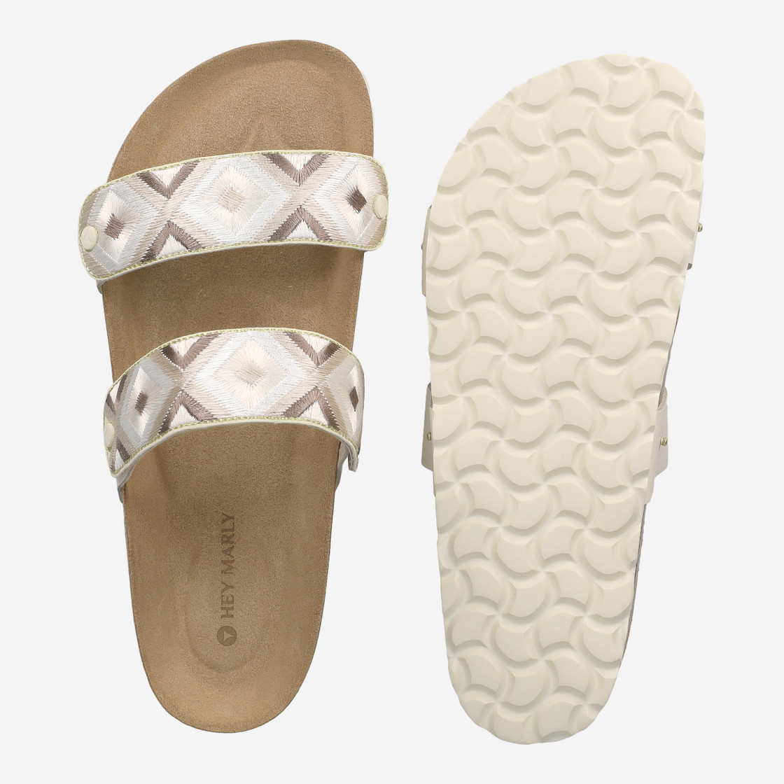 Hey Marley CASUAL CORK - Beige - Top view