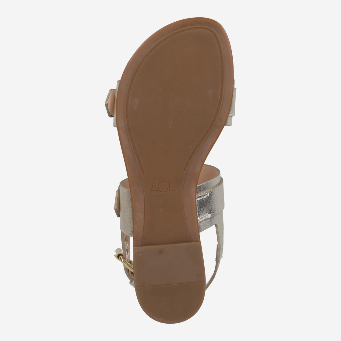 Attilio Giusti SUMMER MULTI BUCKLES - Beige, metallic - Top view