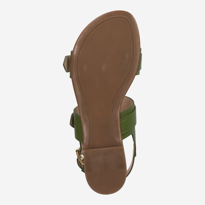 Attilio Giusti SUMMER MULTI BUCKLES - Green - Top view