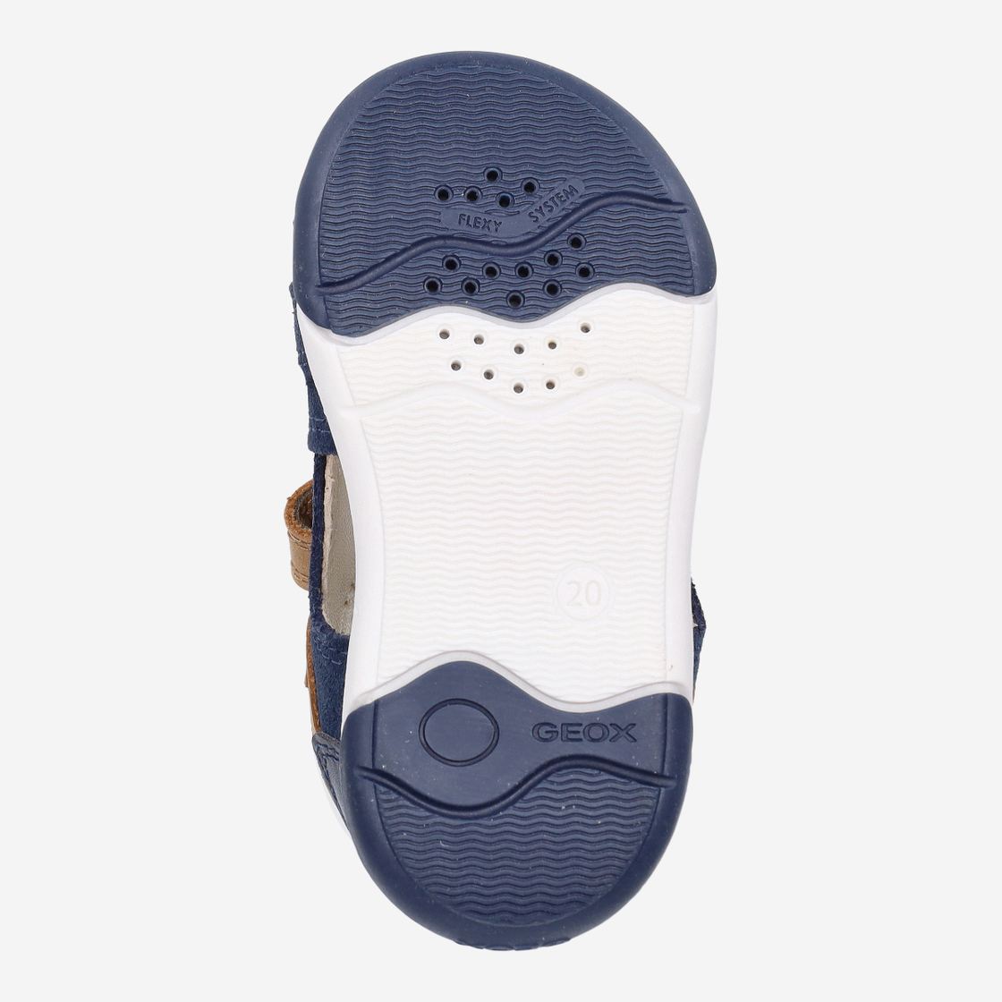 Geox SANDAL ZAPITO - Blue, combined - top view