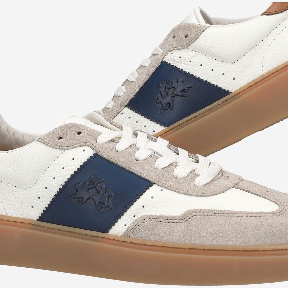 La Martina HERITAGE SNEAKER - white, combined - special image