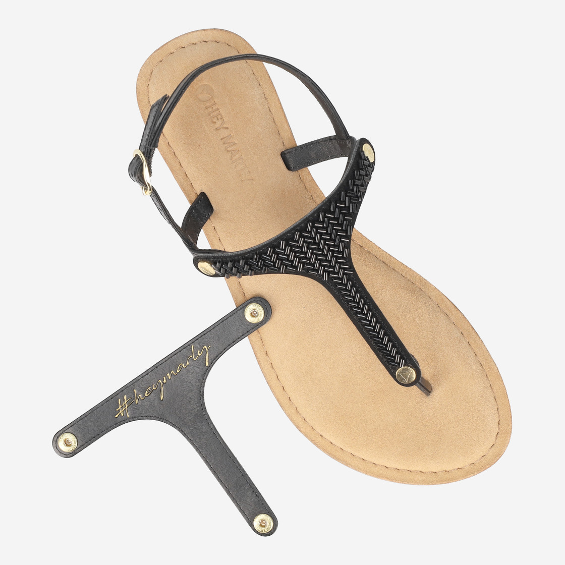 Hey Marley METALLIC BEADS - Black - Sole