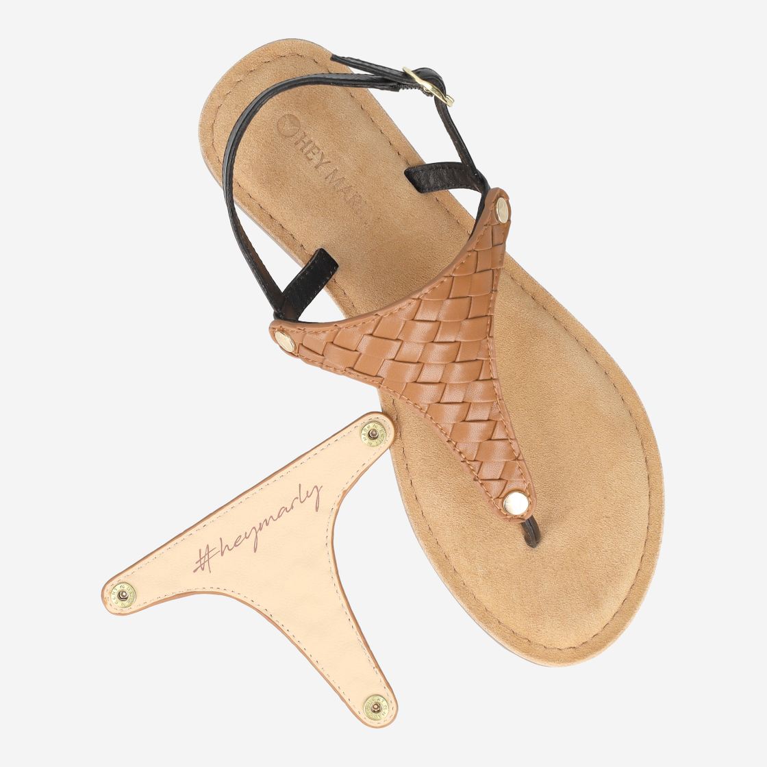 Hey Marley TOPPING URBAN TWIST - Brown - Sole