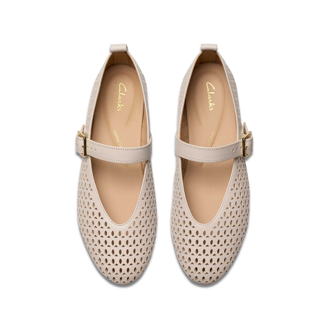 Clarks Fawna Jane - White - Sole