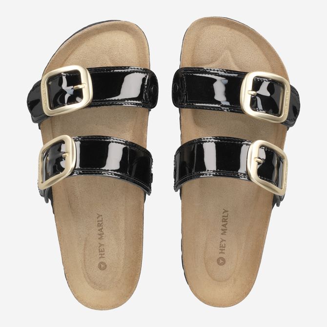 Hey Marley CASUAL CORK - Black - Sole