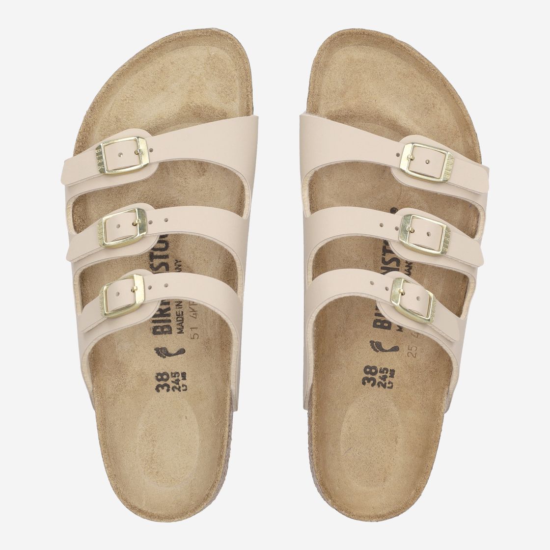 birkenstock FLORIDA BIRKO-FLOR - Beige, light - sole