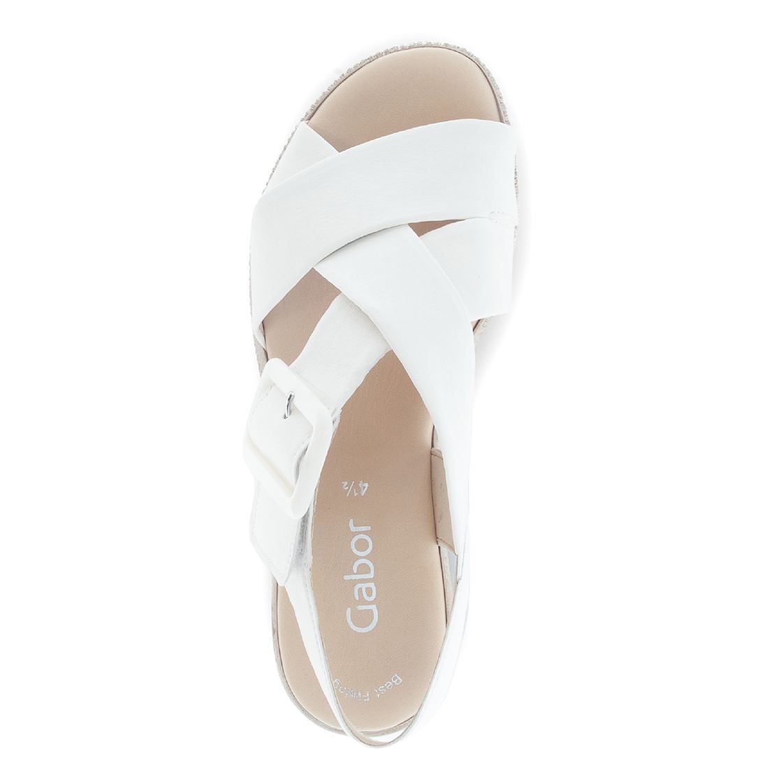 Gabor 4.572 - White - Sole