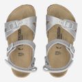 birkenstock RIO KIDS BIRKO-FLOR - Silver - Sole