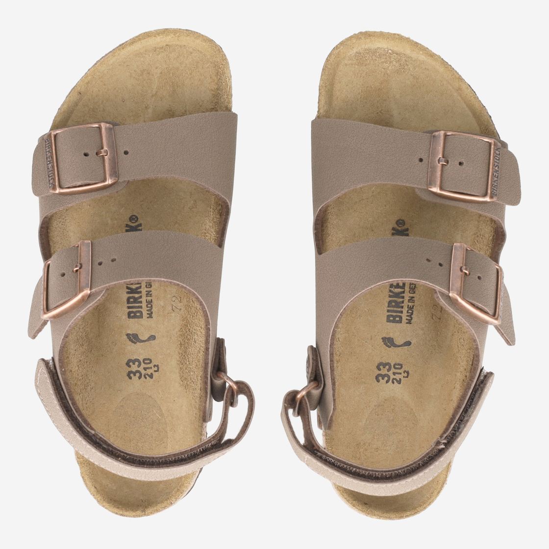 birkenstock MILANO KIDS BIRKOFLOR - Brown - Sole