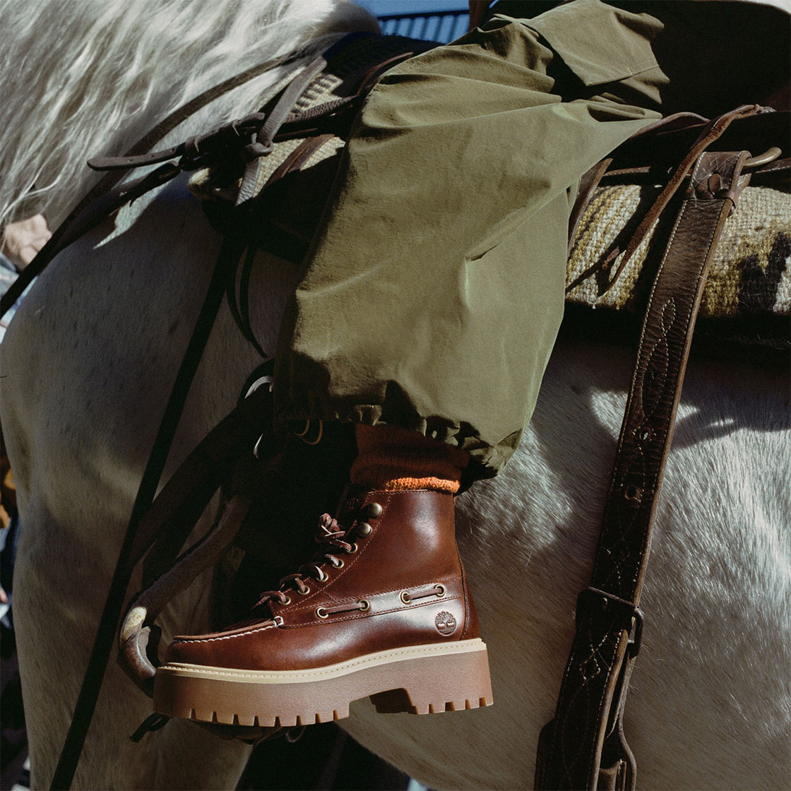 Timberland STONE STREET MID LACE UP BOOT - Rot - Sonderbild