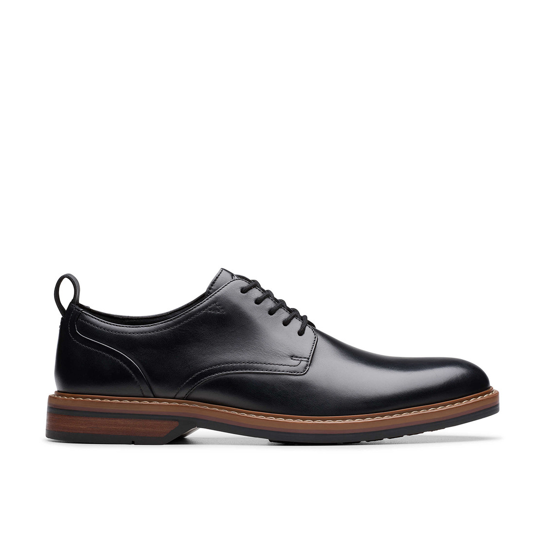 Clarks Aldwin Lace - Black - Back view