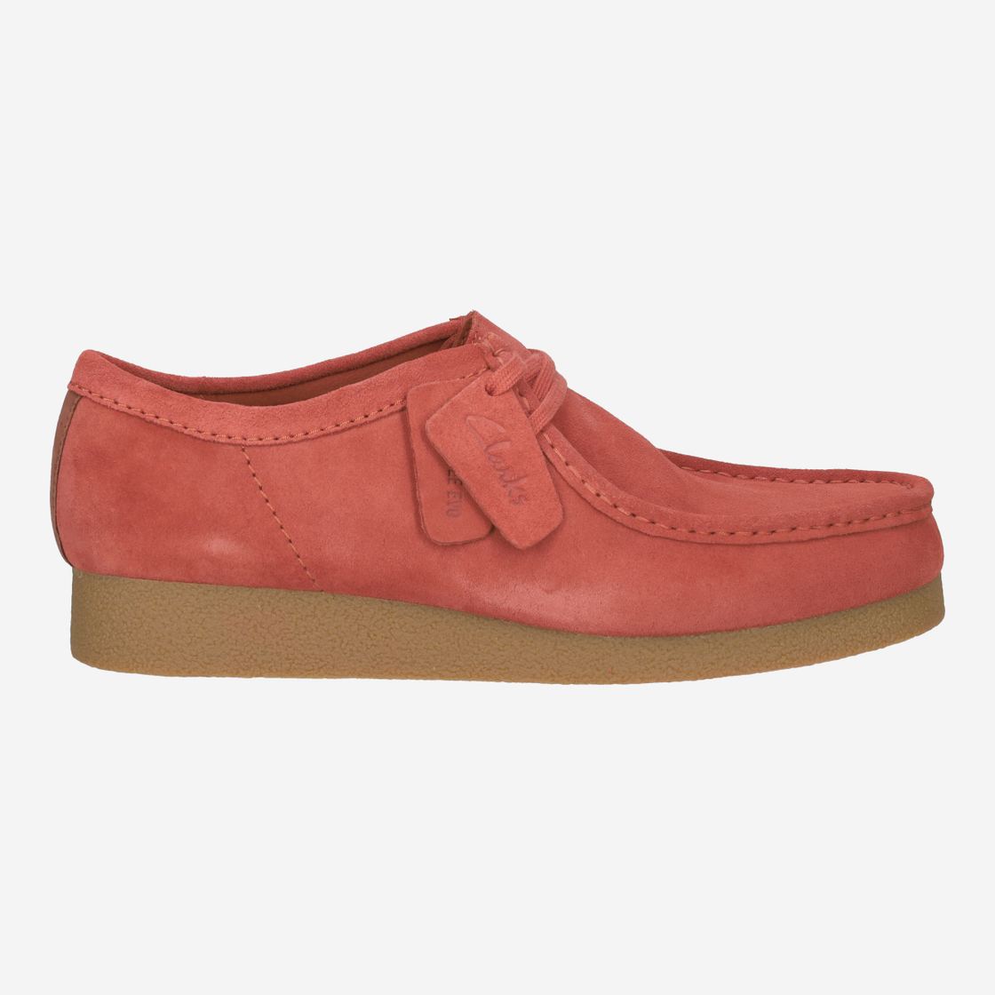 Clarks WallabeeEVO - Red - Rear view