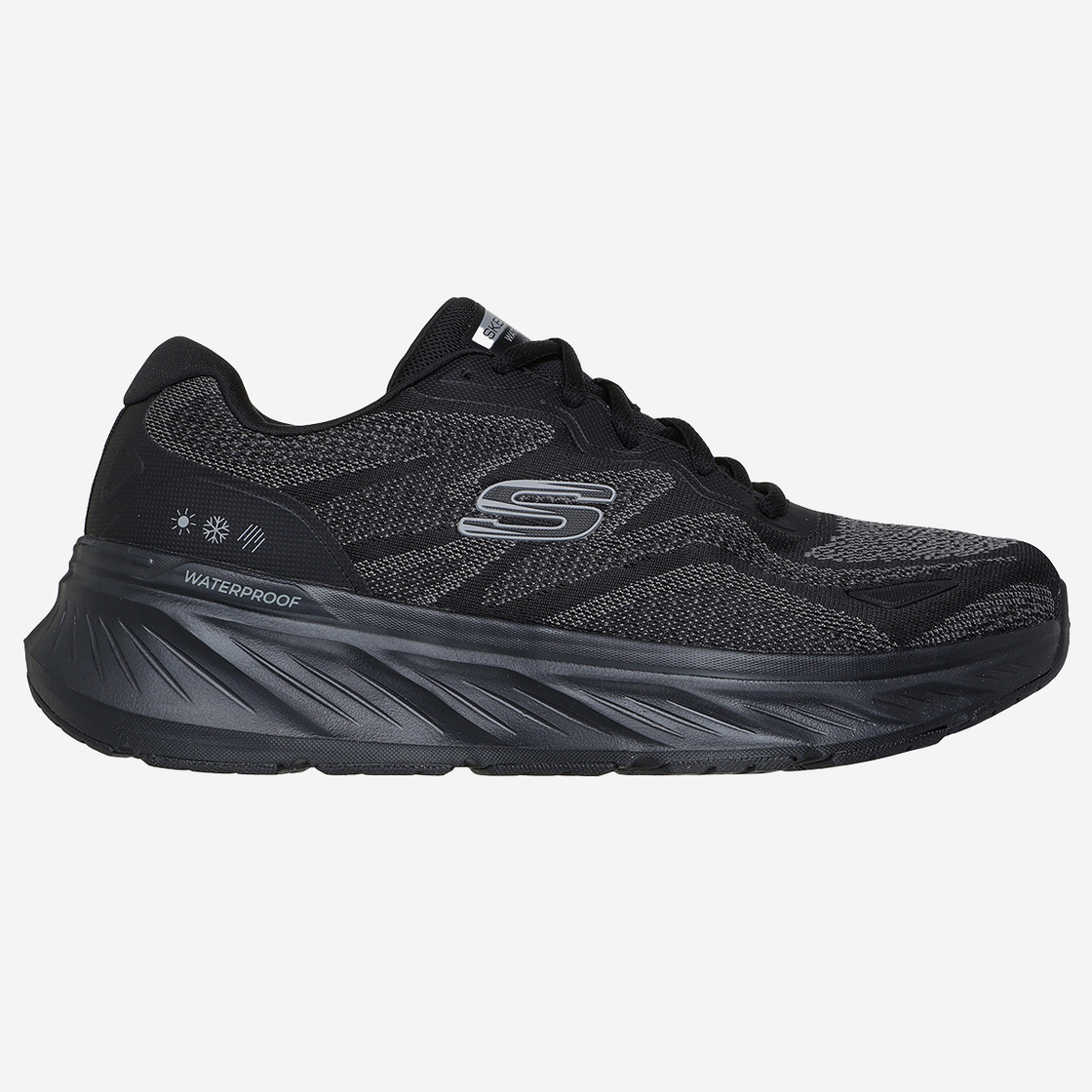 Skechers EDGERIDE - Black - Rear view