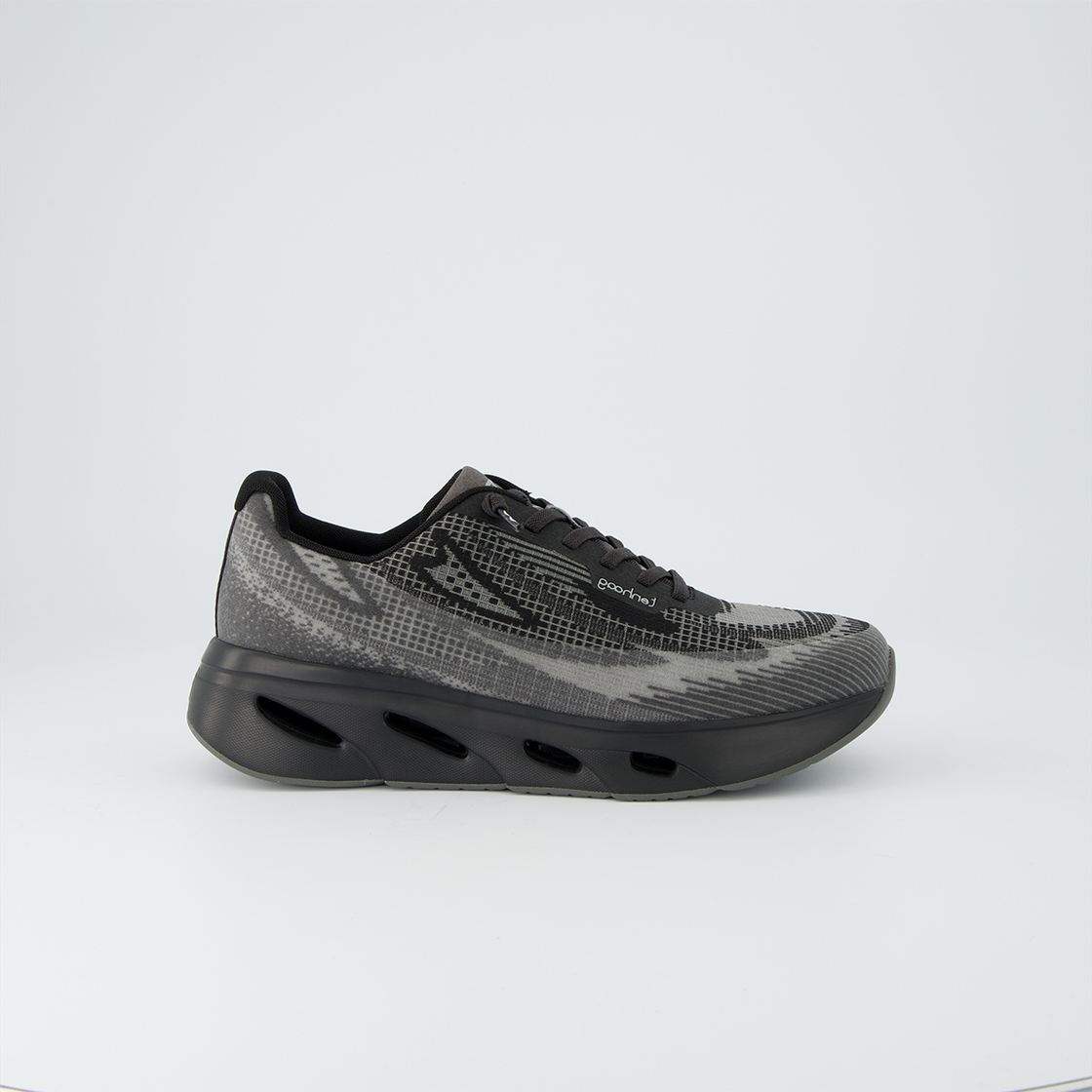 tenhaag 0506 - Black / gray, patterned - Back view