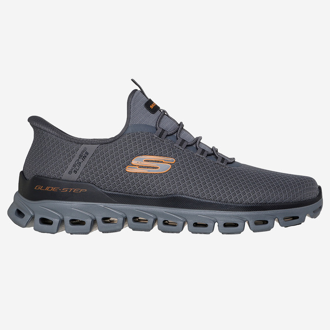 Skechers GLIDE-STEP - NOXUS - Gray - Rear view