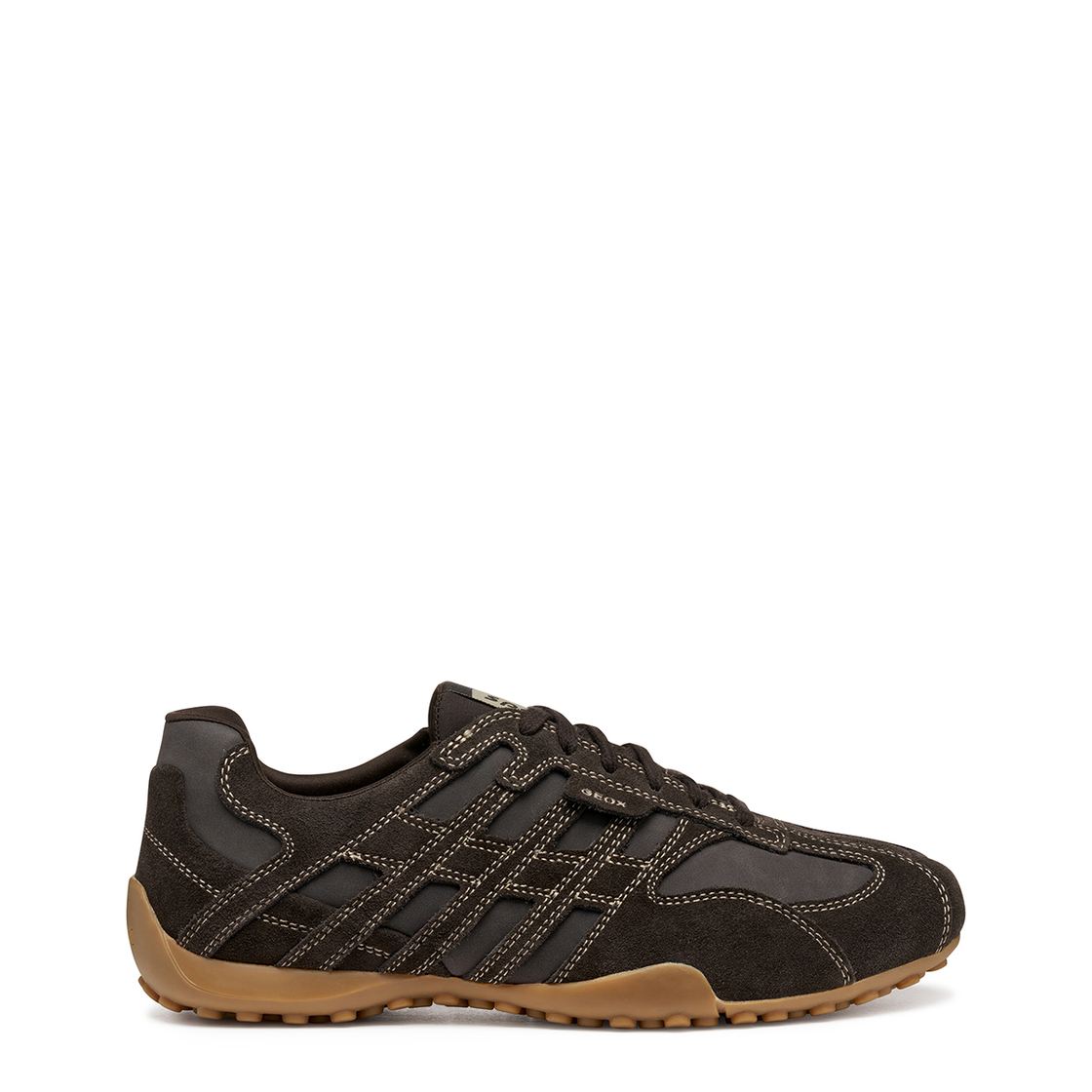 Geox SNAKE - Brown combined - Back view