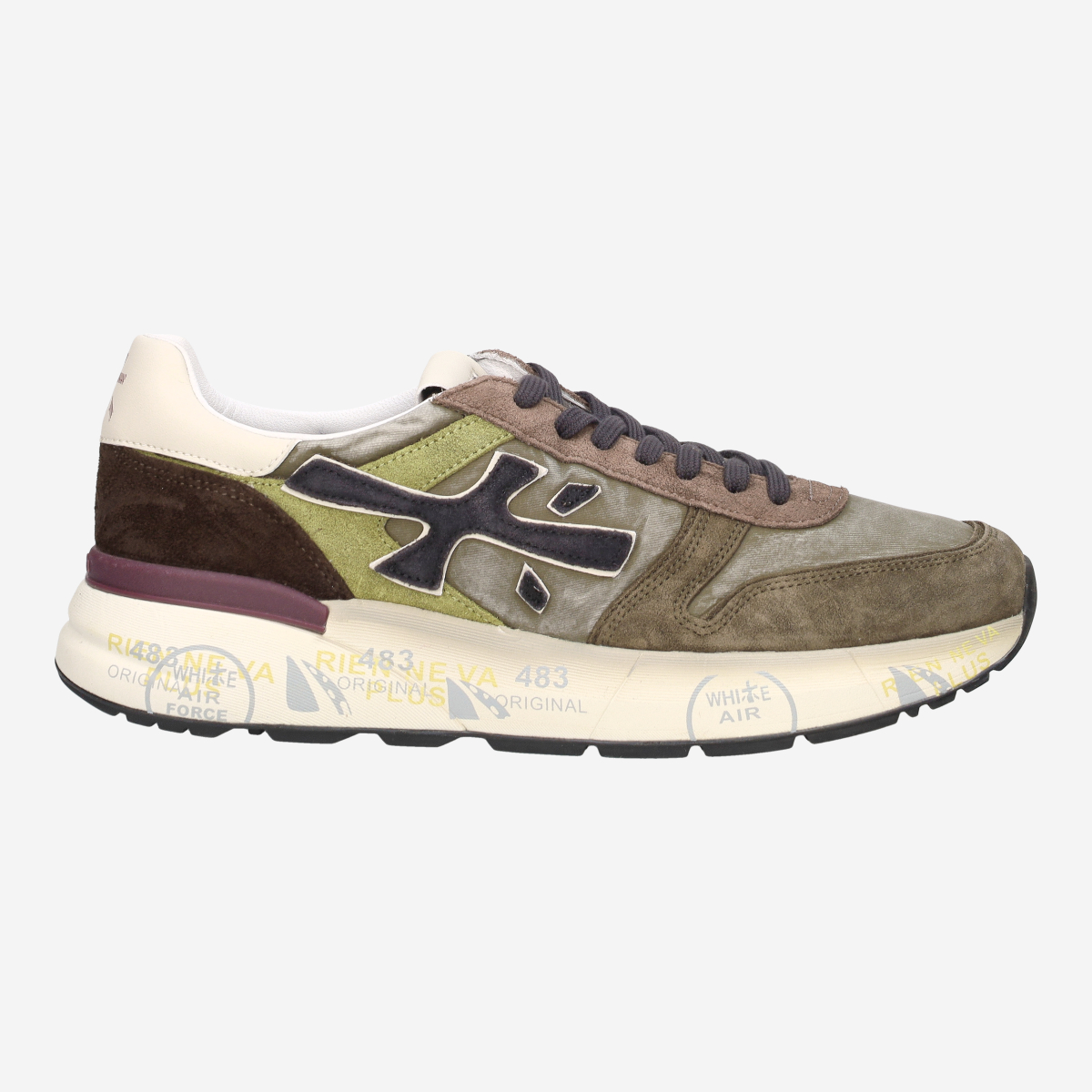 Premiata MICK 7717 Sneakers in green combined buy online
