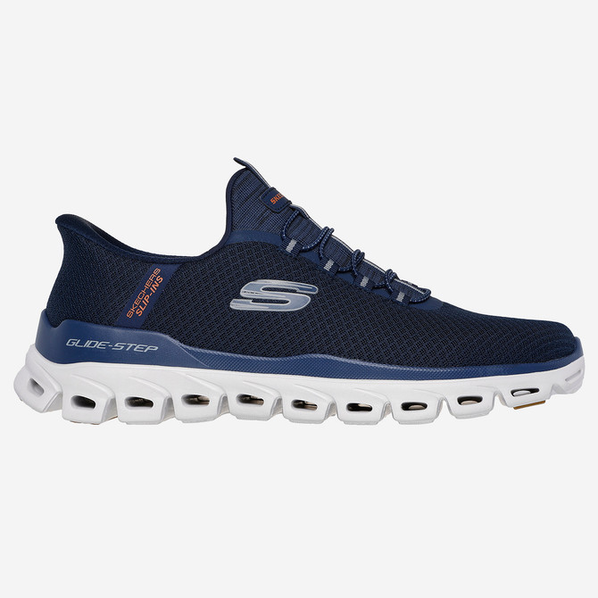 Skechers GLIDE-STEP - NOXUS - Blue - Rear view