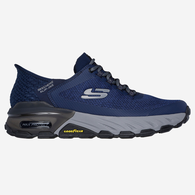 Skechers MAX PROTECT - Blue - Rear view