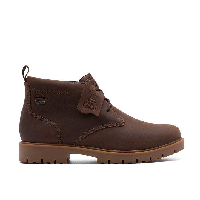 Clarks Berhill MidGTX - Brown - Back view