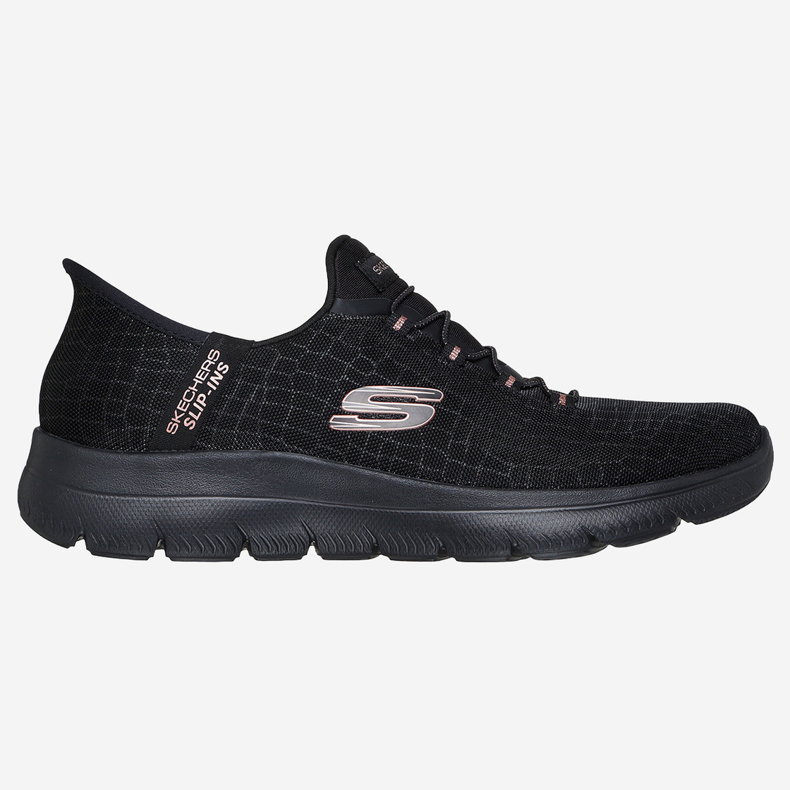 Skechers SUMMITS - Black - Rear view