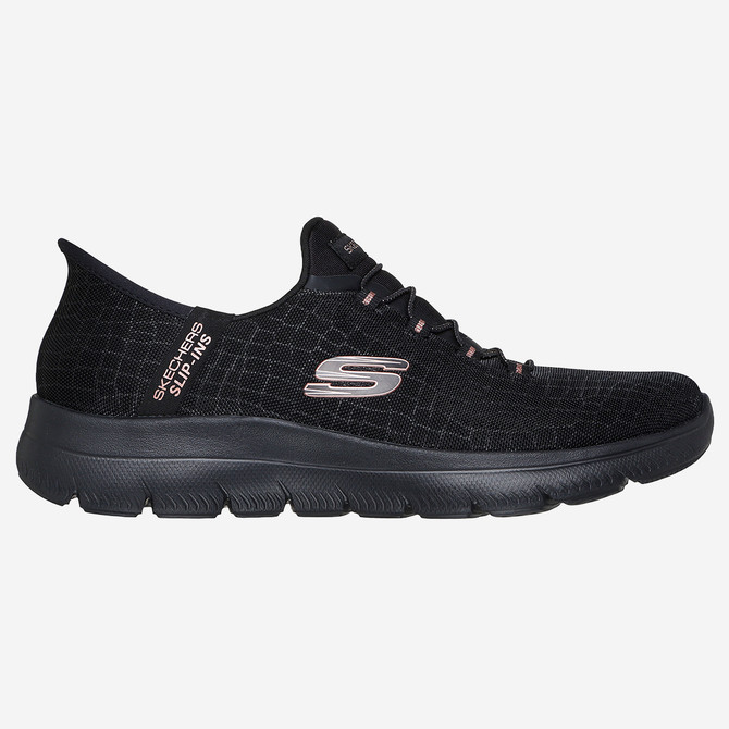 Skechers SUMMITS - Black - Rear view