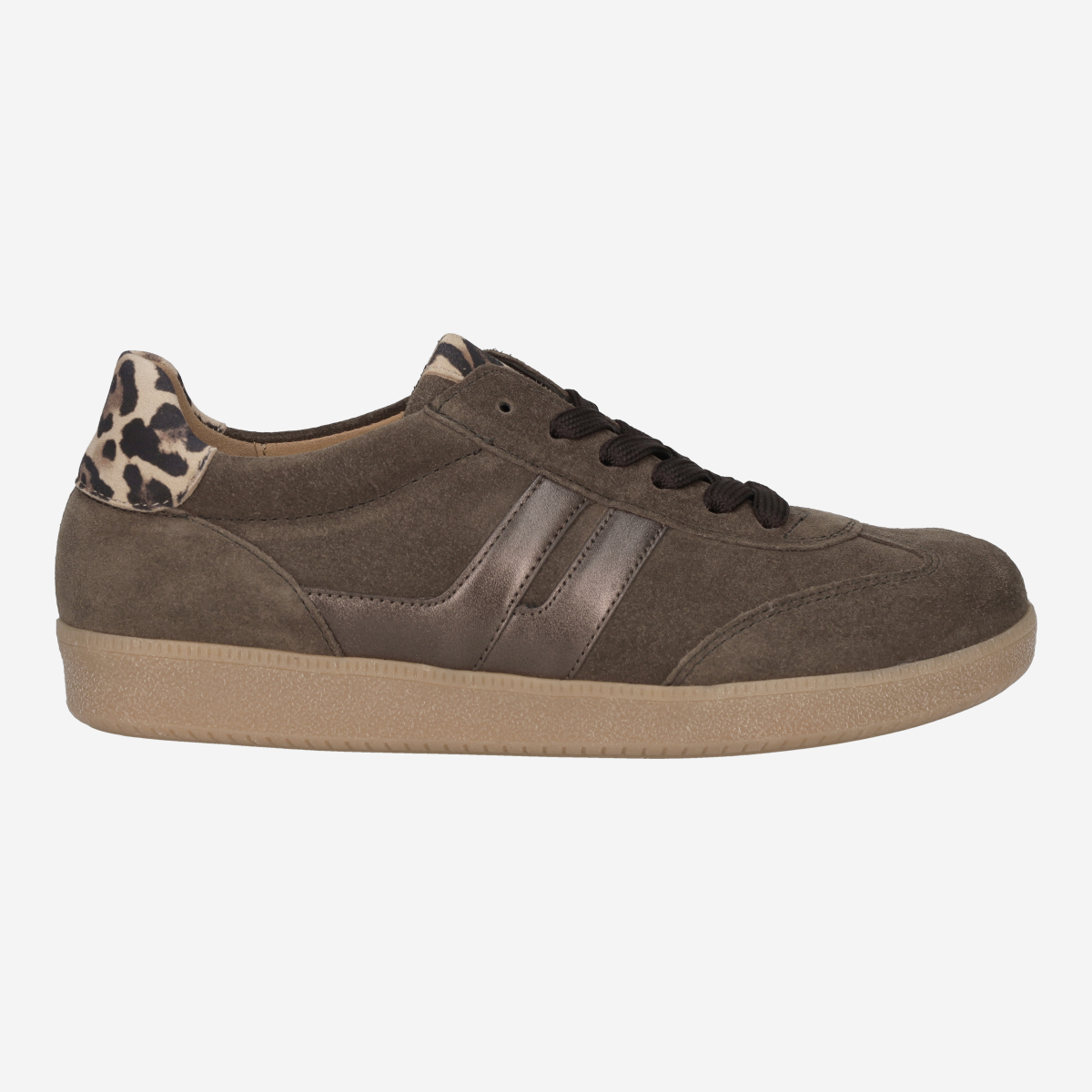 Scarpe Donna Gabor Caterham In Pelle Scamosciata Foresta – Colore Verde, Taglia 39 – Tomaia Scamosciata, Fodera In Pelle, Suola In Tessuto, Slip On Con Catena